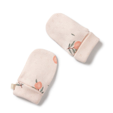 Wilson & Frenchy - Peaches Organic Pointelle Mittens